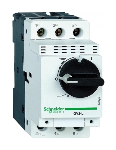 Силовой автомат для защиты двигателя Schneider Electric TeSys GV2 10А 3P, магнитный расцепитель