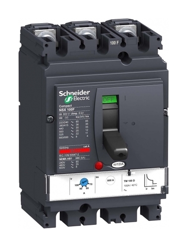 Силовой автомат Schneider Electric Compact NSX 100, TM-D, 25кА, 3P, 32А