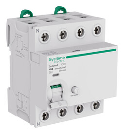 Systeme Electric Systeme9 Выключатель дифференциального тока (ВДТ) 40A 4P 300мА Тип-AC 400В
